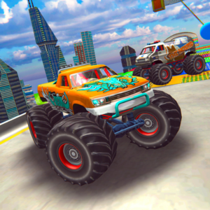 Impossible Monster Truck Race Game